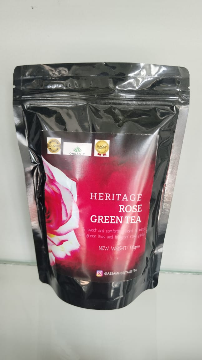 Heritage Rose Green Tea