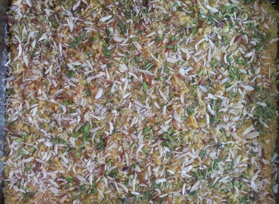 Badam Sev Barfi